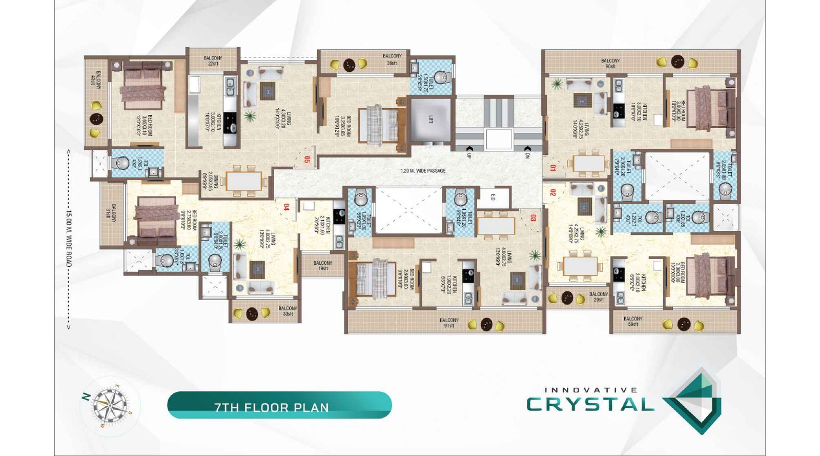 Pinnacle-Innovative-Crystal-7th-Floor-Plan